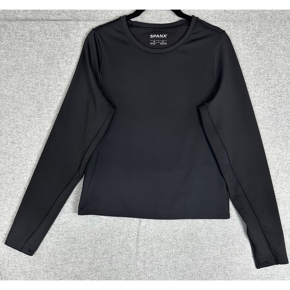 Spanx Spanxshape Get Moving Top XL Eclipse Secret Sweat Tech Thumbhole
